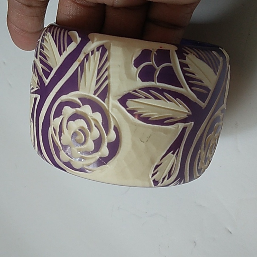 Wide 80's bangle - Picture 2 of 3